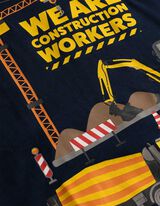 Shirt - Frontprint - dunkelblau