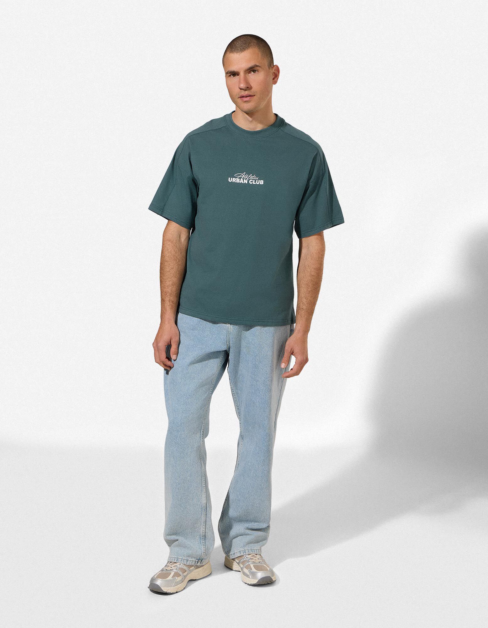 T-Shirt - R&uuml;ckenprint - dunkelblau