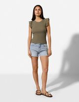 Jeansshorts - Denim - Hellblau