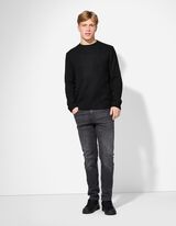 Pulover - Okrugli izrez - crna