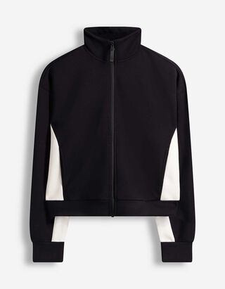 Sweatjacke - Modal-Anteil - schwarz