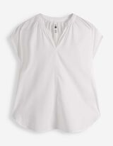 Blusenshirt - einfarbig - wei&szlig;