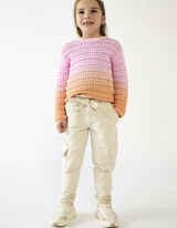 Maglione - Multicolor - rosa fucsia