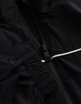 Sportjacke - Webstoff - schwarz