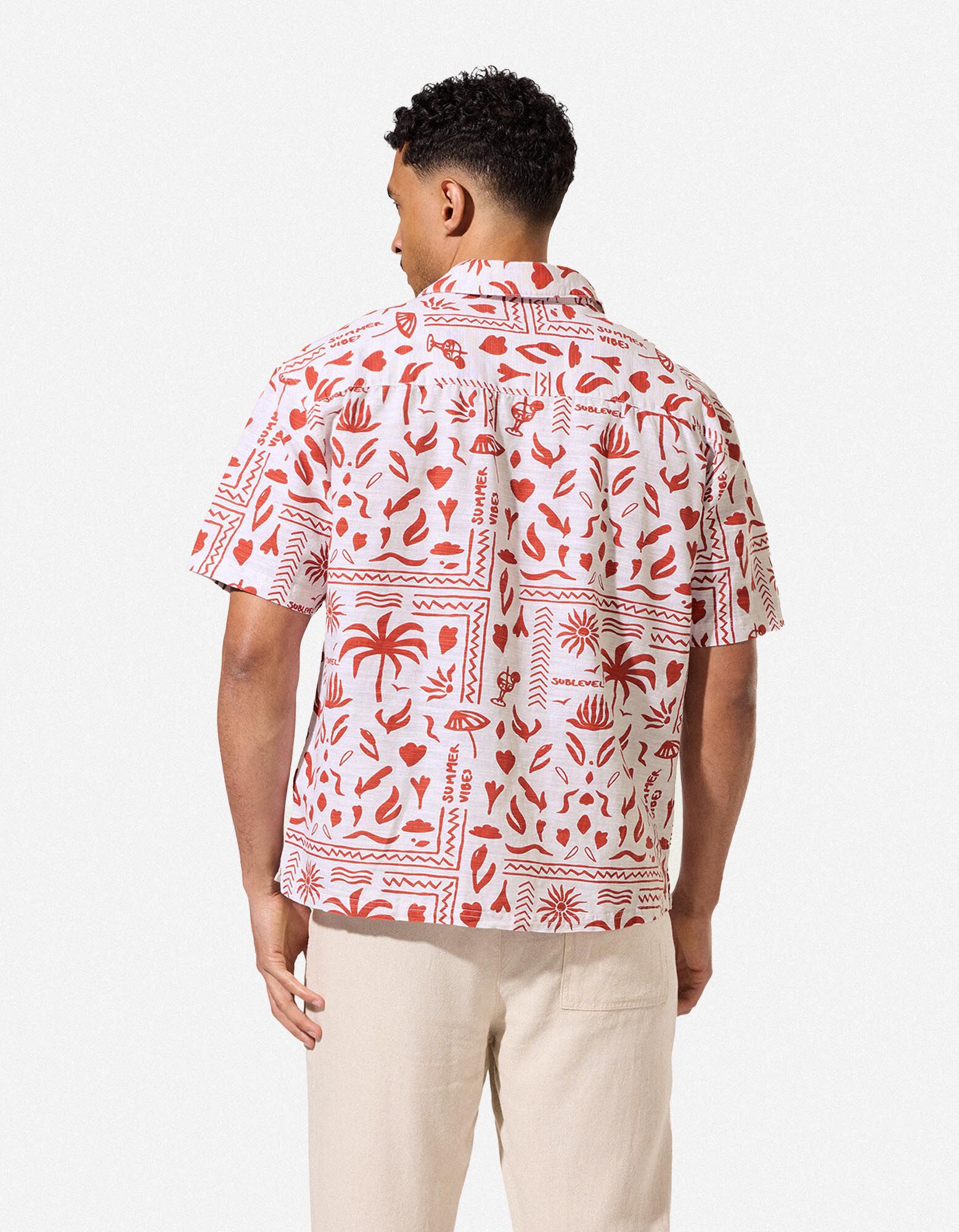 Chemise - Imprim&eacute; all-over - orange