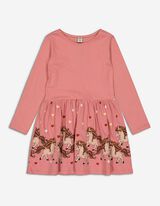 Rochie - Imprimeu allover - Roz