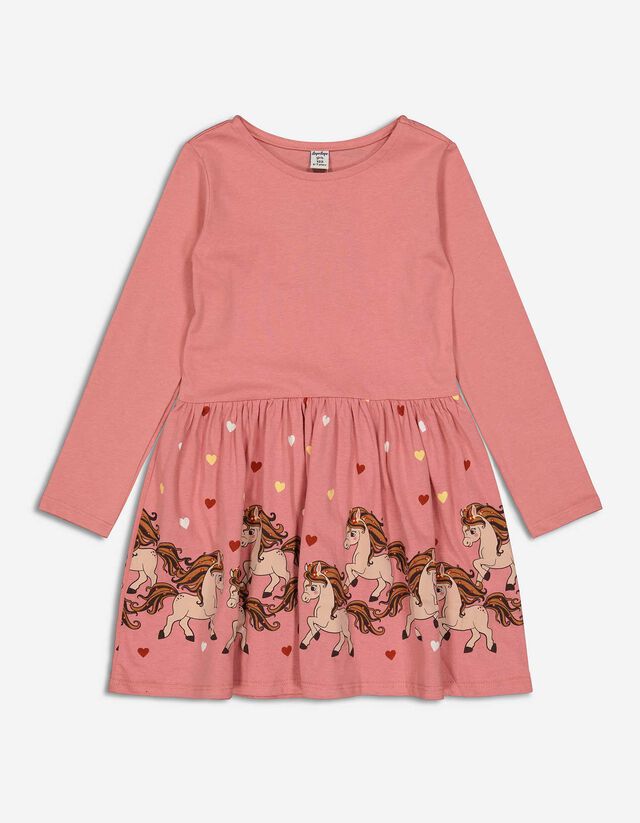 Rochie - Imprimeu allover - Roz