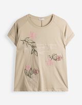 T-Shirt - Stickerei - Gr&uuml;n