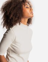 Póló - Állógallér - feher