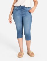 Kapri hlače - 7/8 dolžine - svetlo modra