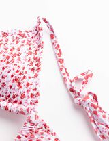 Bikinov&aacute; podprsenka - &Scaron;něrov&aacute;n&iacute; - b&iacute;l&aacute;