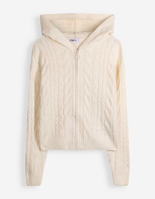 Cardigan - Zopfstrick - Off-White