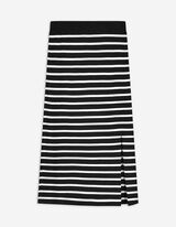 Jupe en tricot - Longeur à mi-mollet - Noir