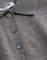 Pullover - Polokragen - Grau