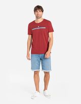 Majica kratkih rukava - Prednja štampa - tamno-crvena