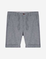 Shorts - Fixierter Beinumschlag - dunkelblau