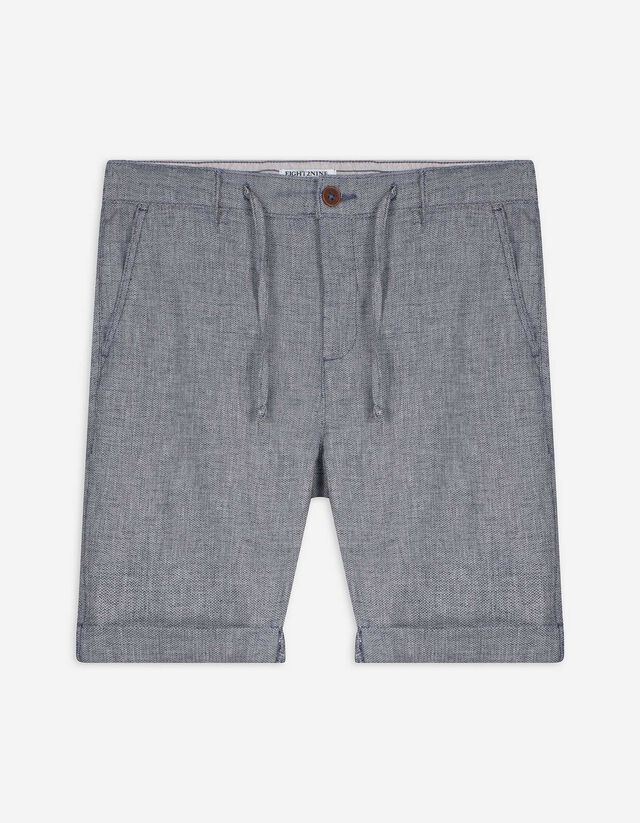 Shorts - Fixierter Beinumschlag - dunkelblau