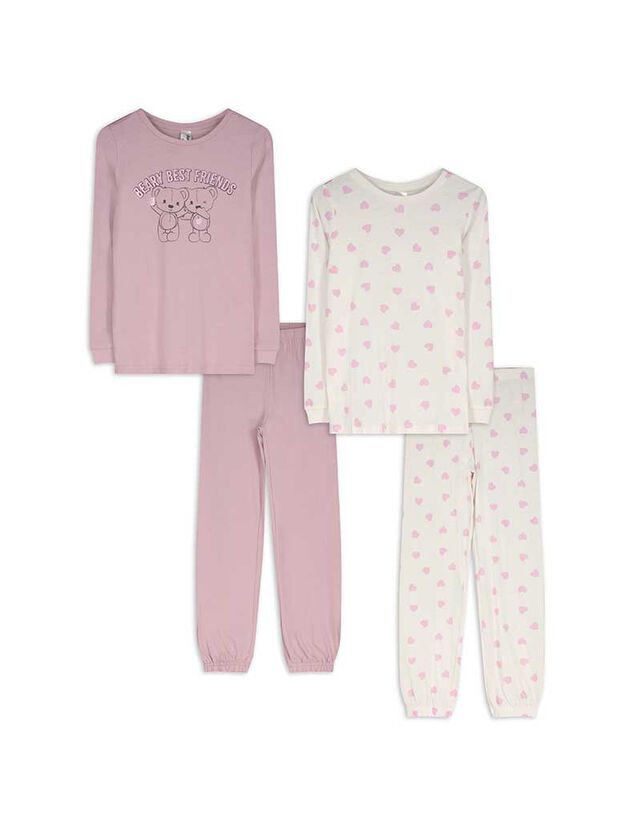 xixirimido 3-16 jaar pyjama set ronde hals lange mouwen pyjama shirt en