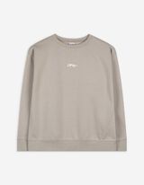 Hoodie - Oversized Fit - hellgrau