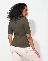 Polo-majica - tamno-zelena