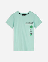T-shirt - Minecraft - turchese