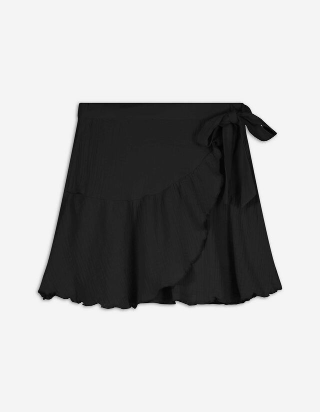 skort - muslin - crna
