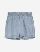 Shorts - Wascheffekte - blau