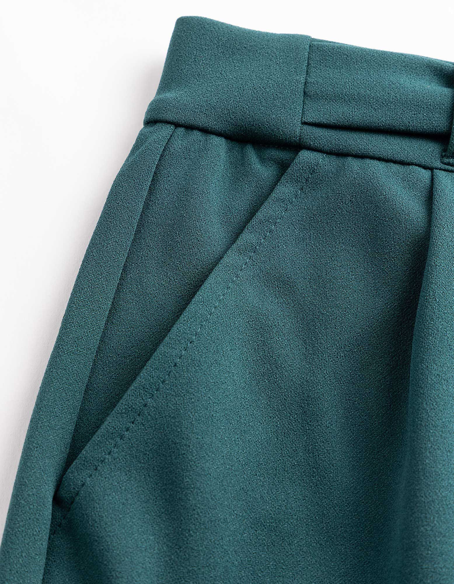 Culotte - Webstoff - Petrol
