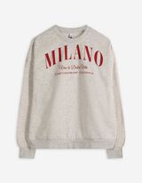 Sweatshirt - Tekst - lichtgrijs