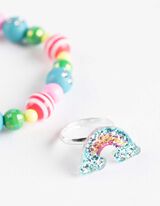 Schmuck-Set - 3er-Pack - silberfarben