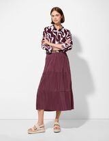 Gonna - Plissee - lilla scuro