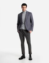 Jogpants - Fixierter Beinumschlag - dunkelgrau