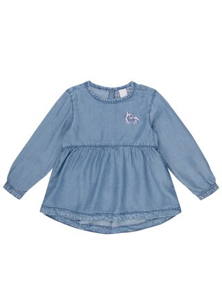 Newborn Shirt in Denim-Optik