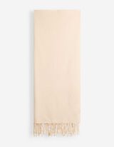 Schal - einfarbig - Beige