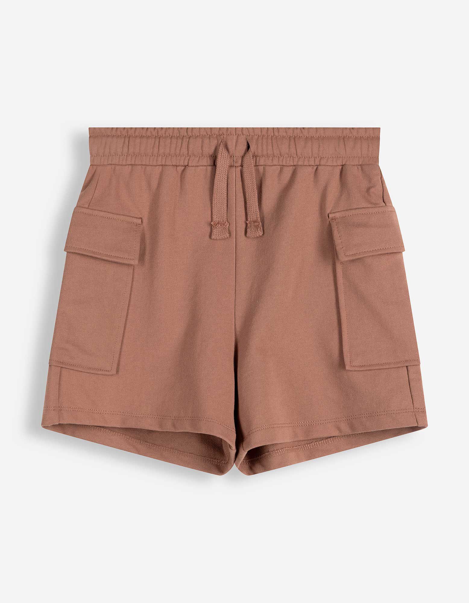 Cargoshorts - Sweat - Braun