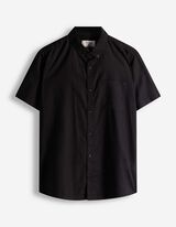 Hemd - Leinen-Mix - schwarz