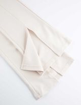 Broek met uitlopende pijpen - Uitlopende pasvorm - beige
