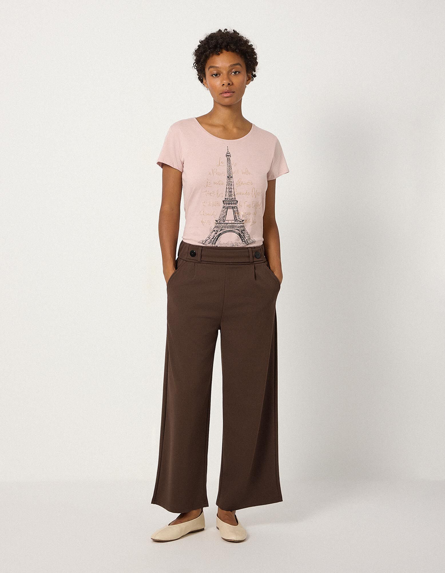 Culotte - Jogger Fit - Dunkelbraun