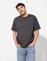 T-Shirt - Oversized Fit - dunkelgrau