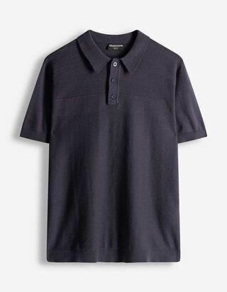 Poloshirt - Regular Fit - dunkelblau