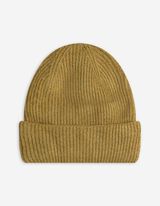 Mütze - Rippstrick - grün