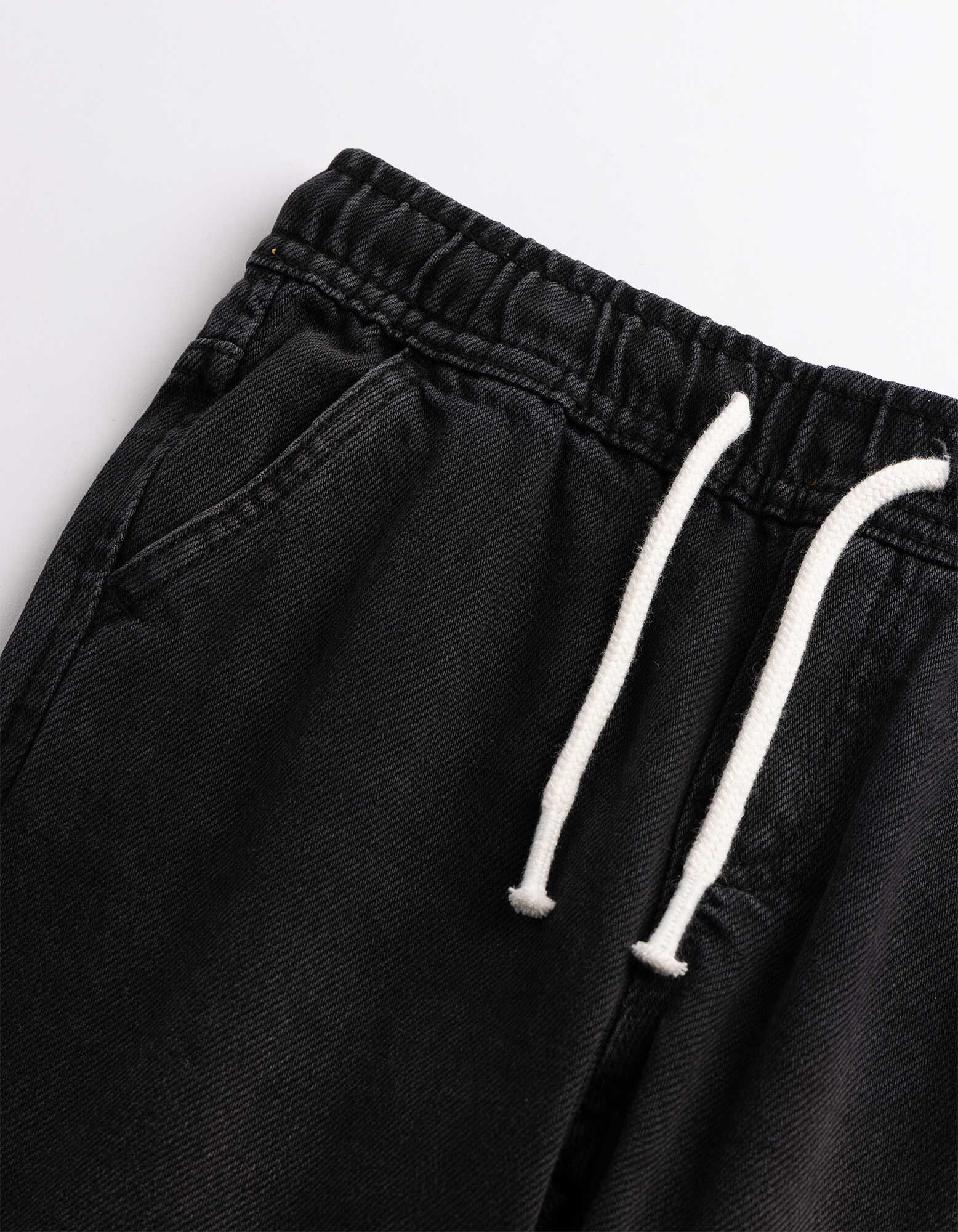 Jeans - Loose Fit - Schwarz