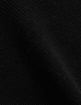 Stricktop - V-Ausschnitt - schwarz