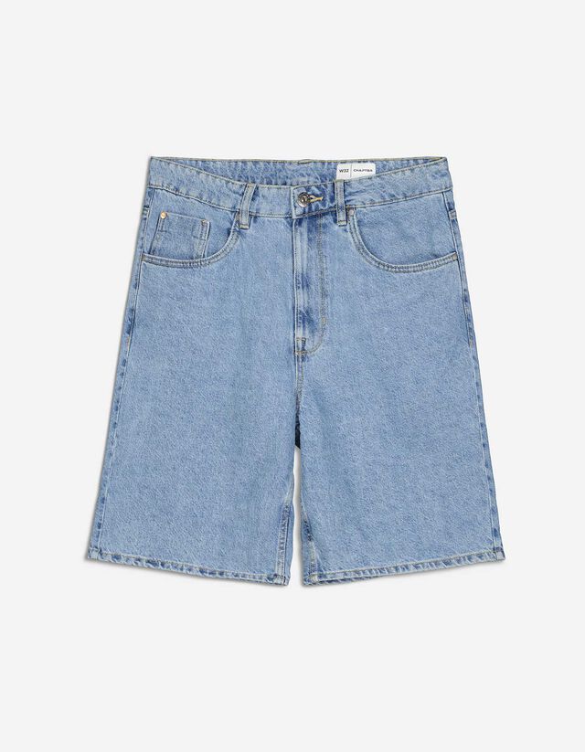 Bermuda  - Relaxed Fit - celeste