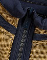 Sweatshirt - Stehkragen - gelb