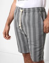 Short - Rayures - Vert