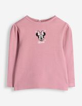 Langarmshirt - Minnie Mouse - Rosa