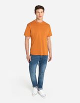 T-shirt - Impronta sul retro - marrone