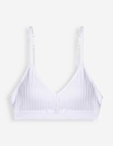 Bustier - &uuml;berwiegend nahtlos - Wei&szlig;