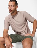 T-Shirt - Oversized Fit - beige